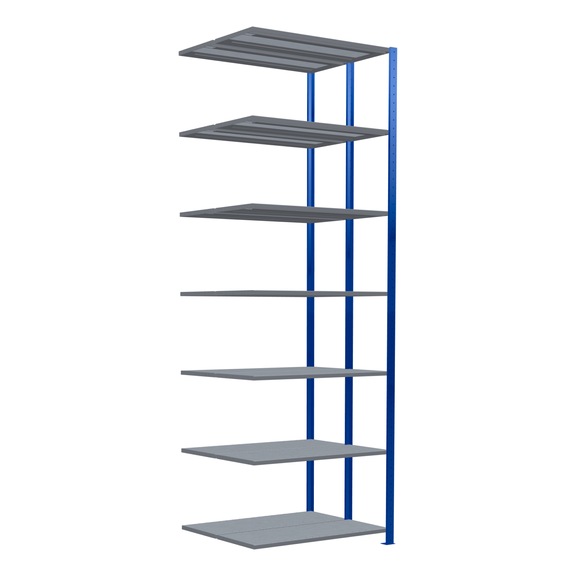 SCHULTE add-on shelvingDouble MULTIplus150 /2x7 shelves 3000x1000x(2x400) No. 33147-B - Shelving (workshop)