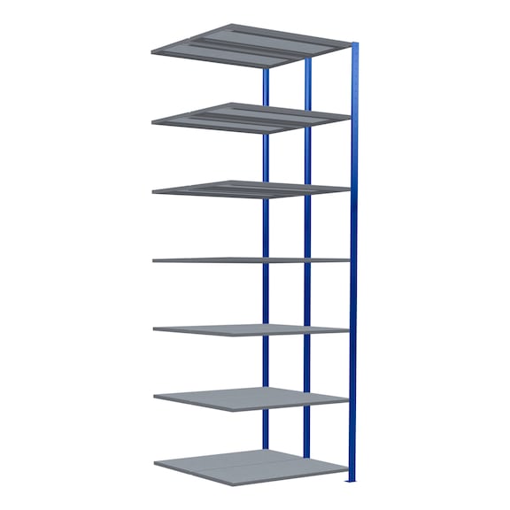 SCHULTE add-on shelvingDouble MULTIplus150 /2x7 shelves 3000x1000x(2x500) No. 33157-B - Shelving (workshop)