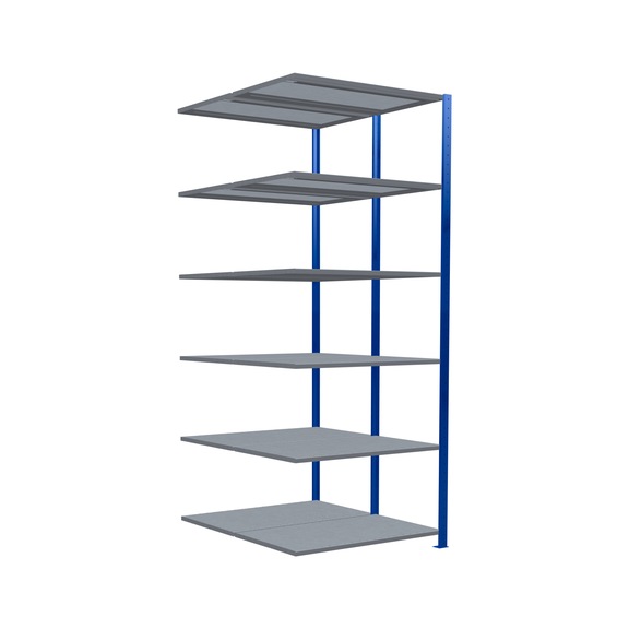 SCHULTE add-on shelvingDouble MULTIplus150 /2x6 shelves 2500x1000x(2x600) No. 33166-B - Shelving (workshop)