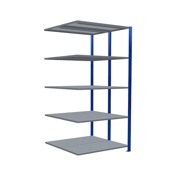 SCHULTE add-on shelvingDouble MULTIplus250 /2x5 shelves 2000x1000x(2x500) No. 33255-B - Shelving (workshop)