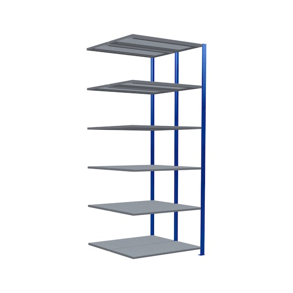 SCHULTE add-on shelvingDouble MULTIplus250 /2x6 shelves 2500x1000x(2x500) No. 33256-B - Shelving (workshop)