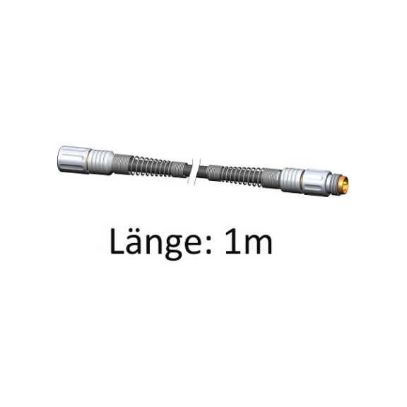 F390110 IBR, ISI-Bus Anschlusskabel 1 m, axial - Isi-Bus Anschlusskabel ohne Pneumatikanschluss