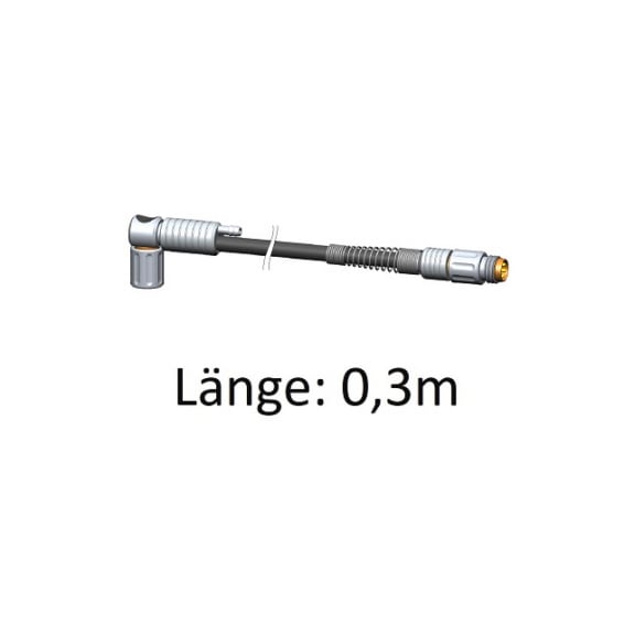 F390403 IBR, ISI-Bus Anschlusskabel Pneumatikanschluss 0,3 m, radial - Isi-Bus Anschlusskabel mit Pneumatikanschluss