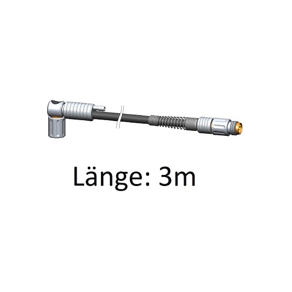 F390430 IBR, ISI-Bus Anschlusskabel Pneumatikanschluss 3 m, radial - Isi-Bus Anschlusskabel mit Pneumatikanschluss