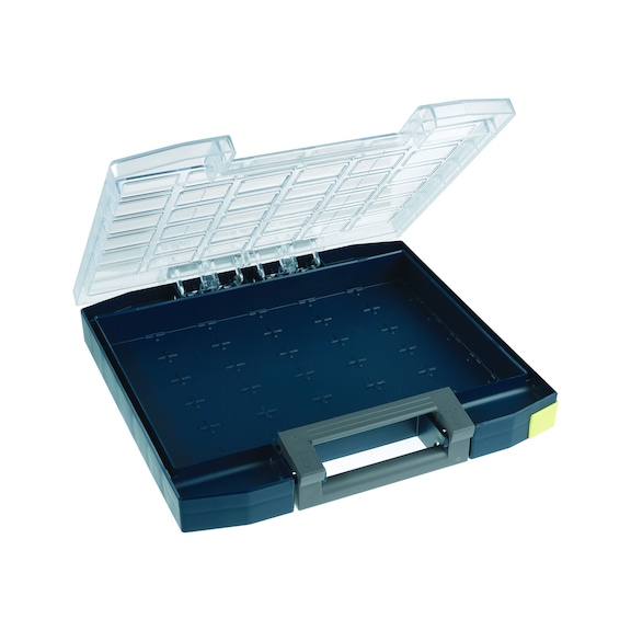 Sortimentový kufr RAACO Boxxser 55 6x6-0 bez vložek - Sortimentový kufr BOXXSER 55 s O-profily ve víku