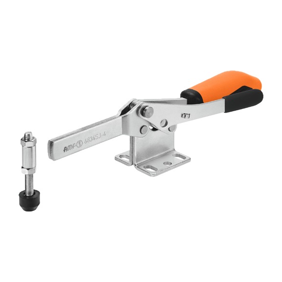 AMF Horizontal clamp handle orange 6834SJ-4 Number 557431 - Horizontal clamp