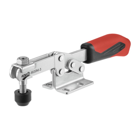 AMF Horizontal clamp with red handle 6830NI-2 Number 95182 - Horizontal clamp