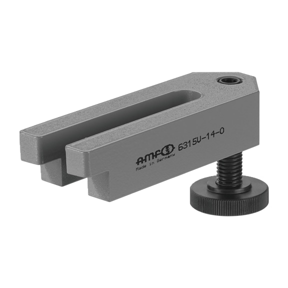 AMF Spanneisen abgesetzt mit verstellbarer Stützschraube 6315V-10 Nummer 71167 - Spanneisen
