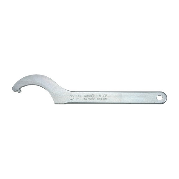 AMF Hook wrench with pin 1810BD-58-62 Number 55483 - Hook wrench Spigot