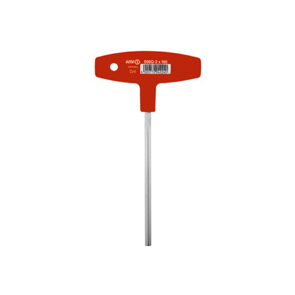 44958 AMF, Sechskantschraubendreher mit Quergriff 906Q SW3 x 100 mm - "Sechskant-Schraubendreher mit Quergriff"