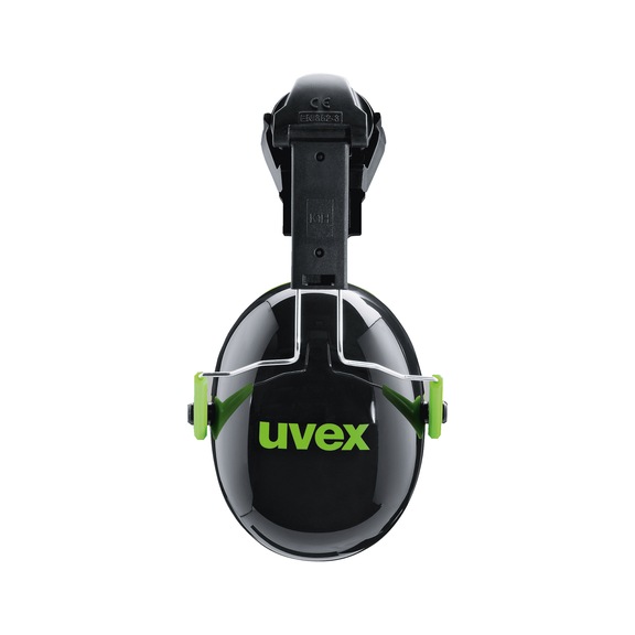 UVEX earmuffs K1H 2600201 black, green SNR 27 dB Size S, M, L - 