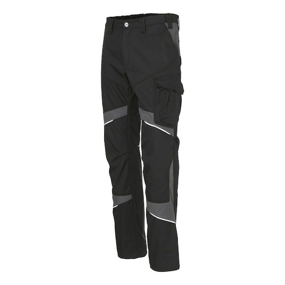K&Uuml;BLER Women’s trousers, black/anthracite, size 46 2550 3421-9997-46 - ACTIVIQ cotton+ women’s trousers