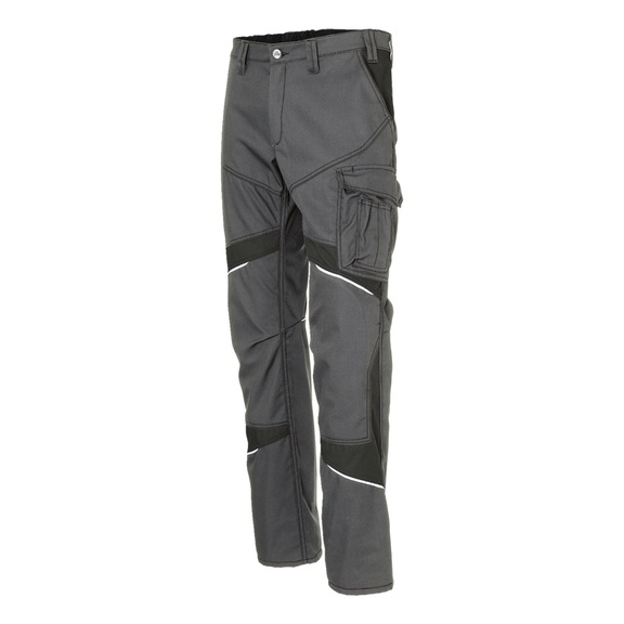 K&Uuml;BLER Women’s trousers, charcoal grey/black, size 38 2550 3421-9799-38 - ACTIVIQ cotton+ women’s trousers
