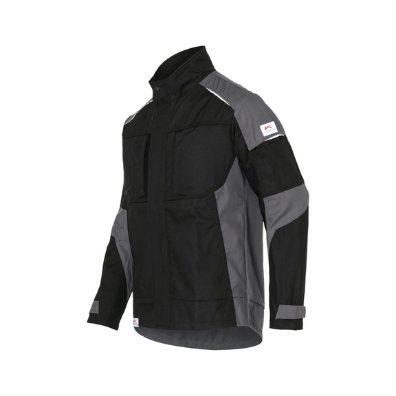 K&Uuml;BLER Jacket, black/anthracite, size L 1250 3421-9997-L - ACTIVIQ cotton+ jacket