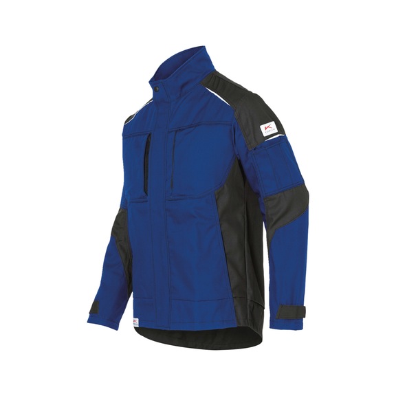 K&Uuml;BLER Jacket, cobalt blue/black, size XXL 1250 3421-4699-XXL - ACTIVIQ cotton+ jacket