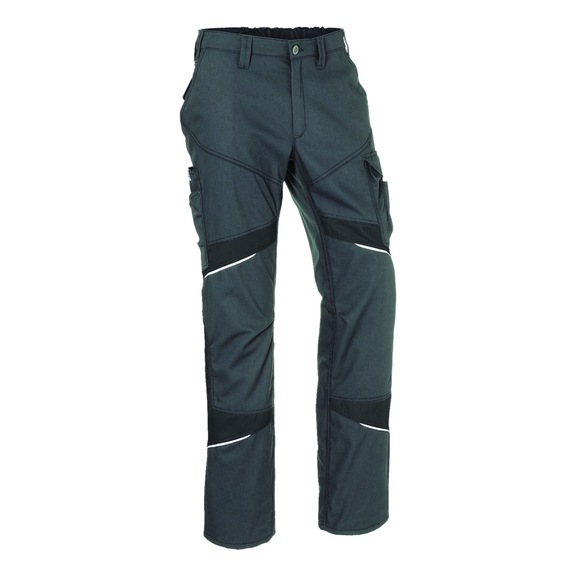 K&Uuml;BLER Trousers, anthracite/black, size 60 2250 3421-9799-60 - ACTIVIQ cotton+ trousers