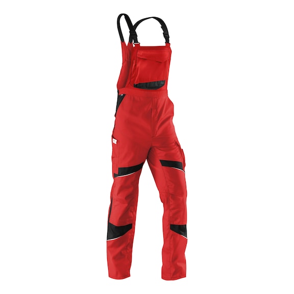K&Uuml;BLER Dungarees, medium red/black, size 52 3250 5365-5599-52 - 