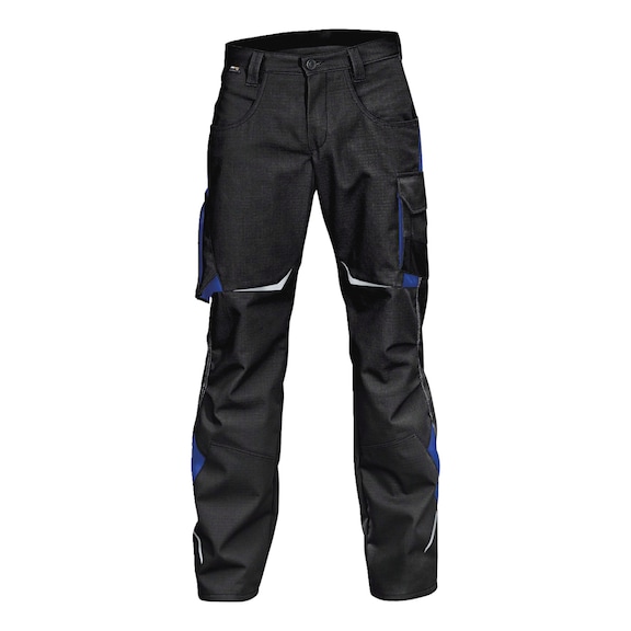 K&Uuml;BLER Trousers, black/cobalt blue, size 52 2424 5353-9946-52 - 