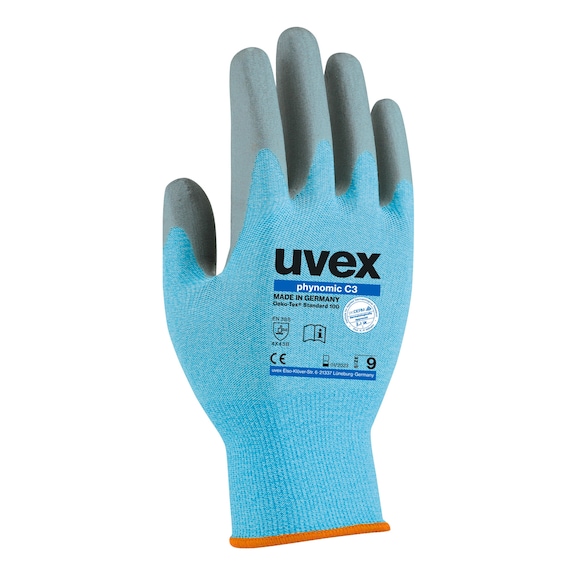 UVEX safety glove phynomic C3 / B foam 60080 size 6 6008006 - 