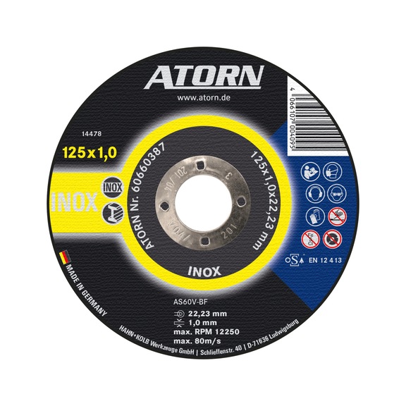 ATORN INOX/STEEL cutting disc