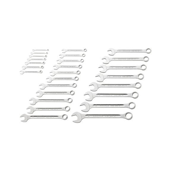 STAHLWILLE combination wrench set, 26 pieces, 6-32 mm, DIN 3113 A OPEN-BOX - Combination wrench sets 8 to 26 pieces