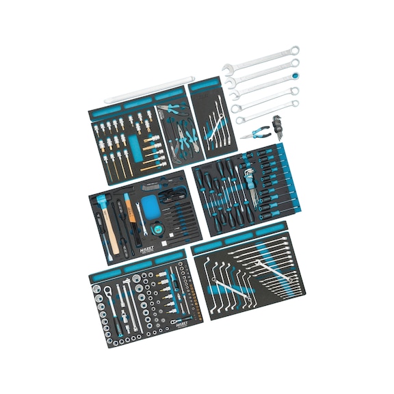 Standard range for AUDI 0-2500-163/214 214-piece - Tool assortment