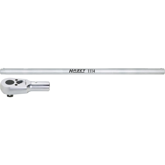 HAZET reversible ratchet head with espagnolette 1116/2 external square 1 inch 2-piece - Connection square (reversible ratchet)