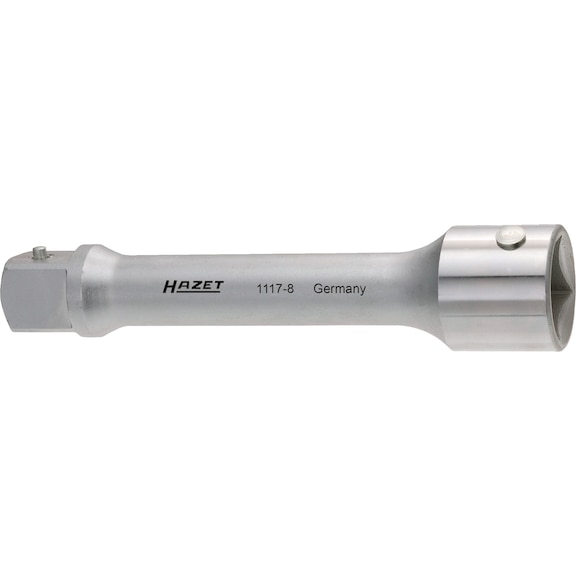 HAZET extension 1117-8 Overall length 200 mm, 1 inch - Extension piece for socket wrench inserts
