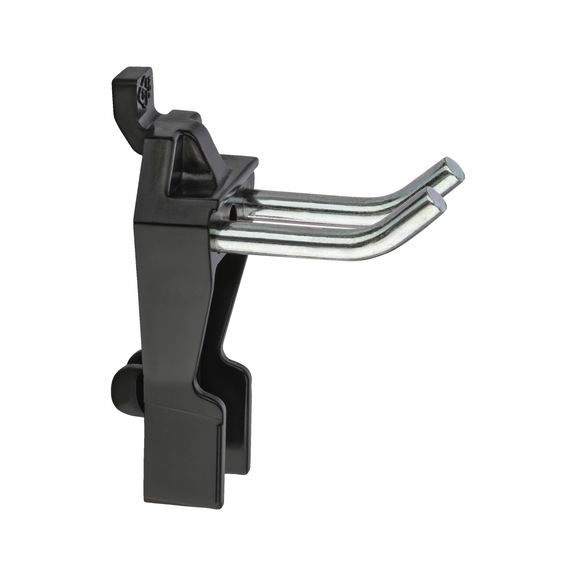 HAZET Werkzeughalter Montage an Lochwänden Rechtecklochung Doppelhaken 30 mm - Lochplattenhaken (Lochplatte)