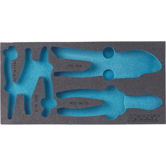 HAZET Weichschaum Einlage 2K Leer 163-121L - Einlage für Werkstattwagen