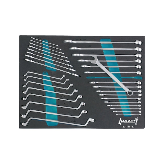 HAZET wrench set 33-piece hexagon socket set - Wrench set