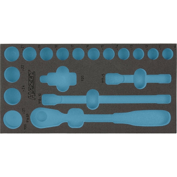 HAZET Soft foam insert 2K Empty 163-191L - Insert for tool trolley