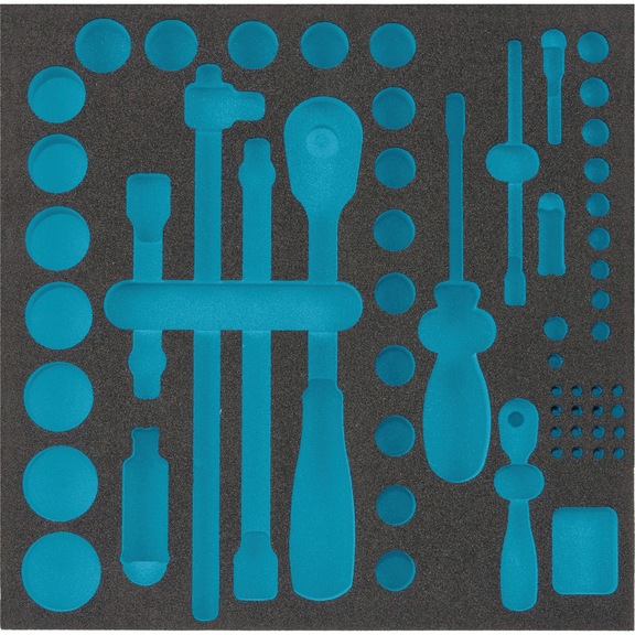 HAZET Weichschaum Einlage 2K Leer 163-224L - Einlage für Werkstattwagen