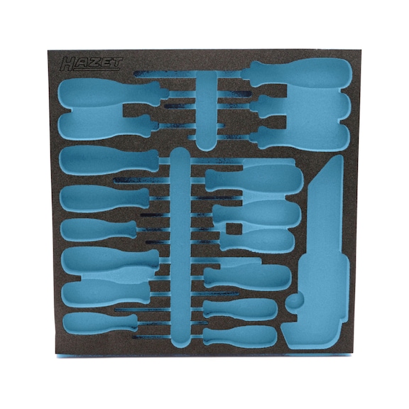 2-component soft foam insert 163-297L - Insert for tool trolley