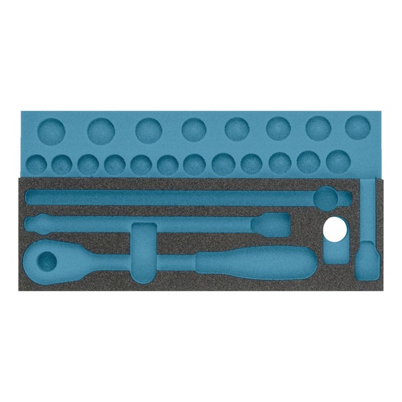 HAZET Soft foam insert 2C empty 163-342L - Tool assortment
