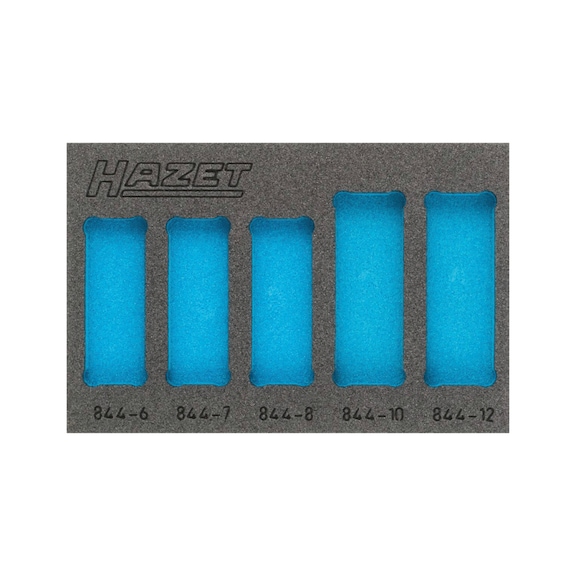 HAZET Soft foam insert 2C empty 163-347L - Tool assortment