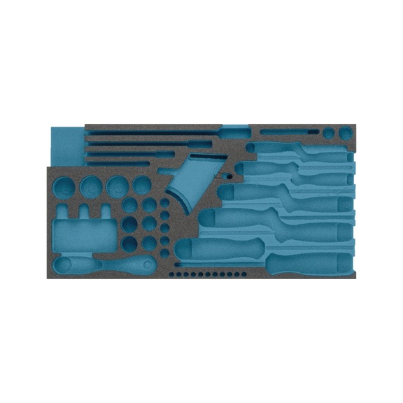 HAZET Weichschaum Einlage 2K Leer 163-356L - Werkzeugsortiment