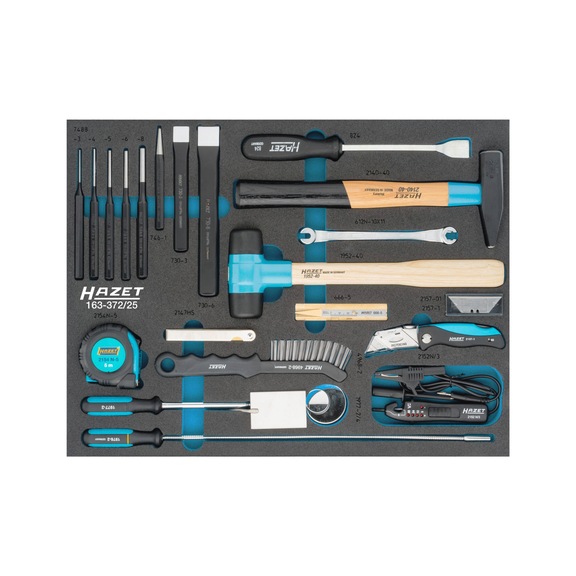 HAZET Universal set 25-piece hexagon socket set - Tool assortment