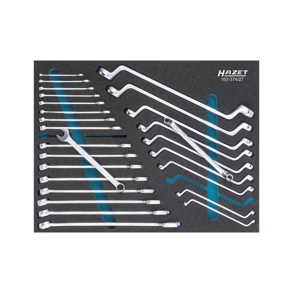 HAZET wrench set 27-piece external double hexagon - Tool assortment