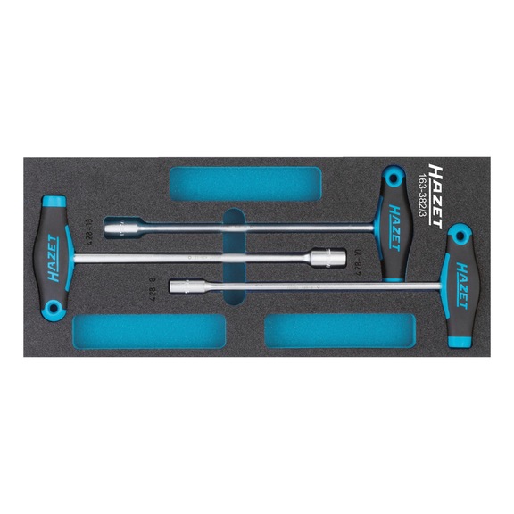 HAZET socket wrench set 3-piece external hexagon 8-13 - Tool assortment