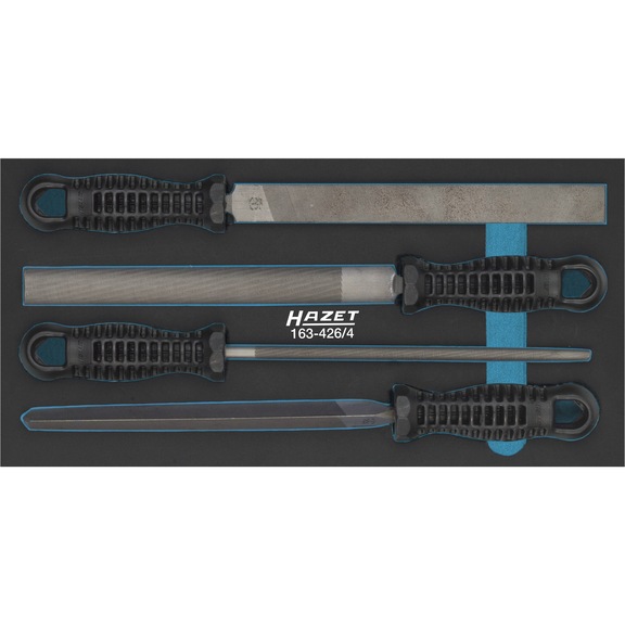 HAZET file set 4-piece 163-426/4 - Tool assortment