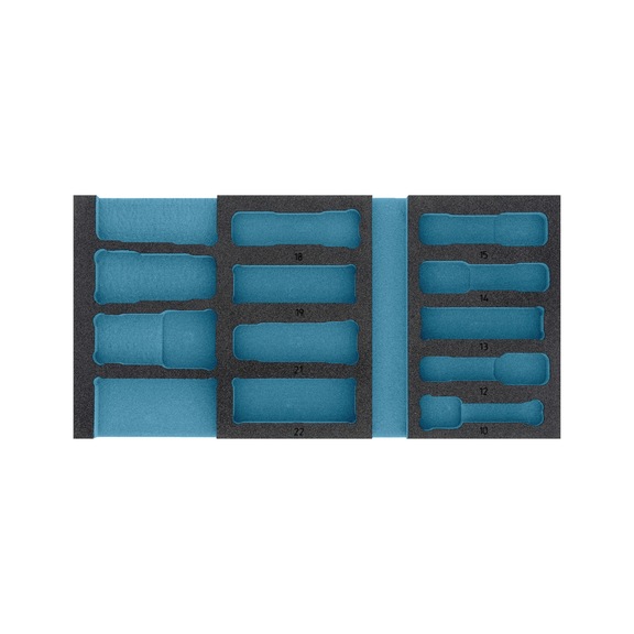 HAZET Weichschaum Einlage 2K 163-459L - Werkzeugsortiment