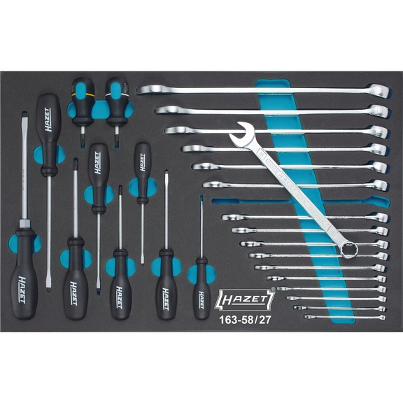 HAZET tool set 27-piece 163-58/27 - Tool assortment