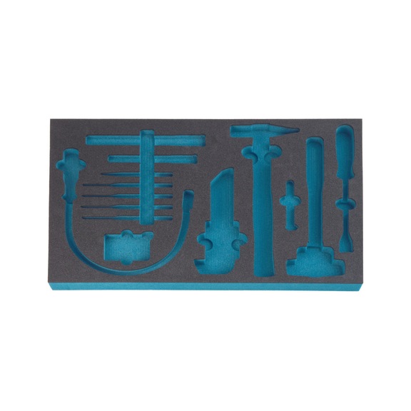 HAZET soft foam insert 2K empty 163-60L - Insert for tool trolley