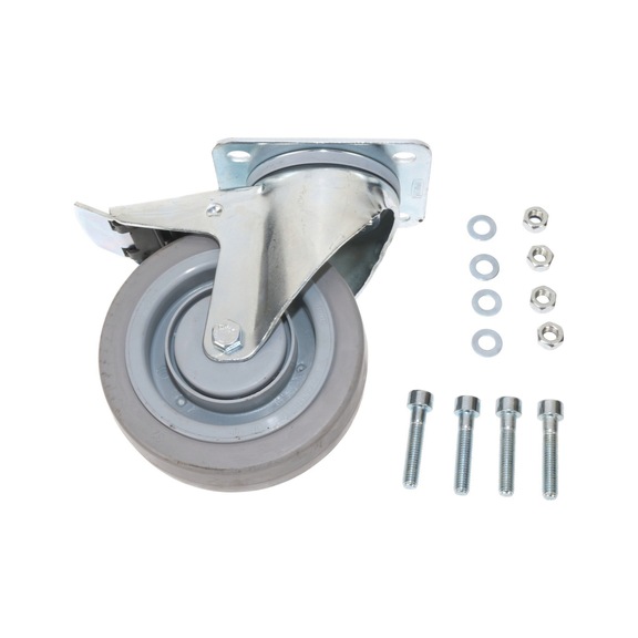 HAZET swivel castor with brakes Screws Tool Trolley Assistant 173 - Transport equipment (workshop, accessories, other)