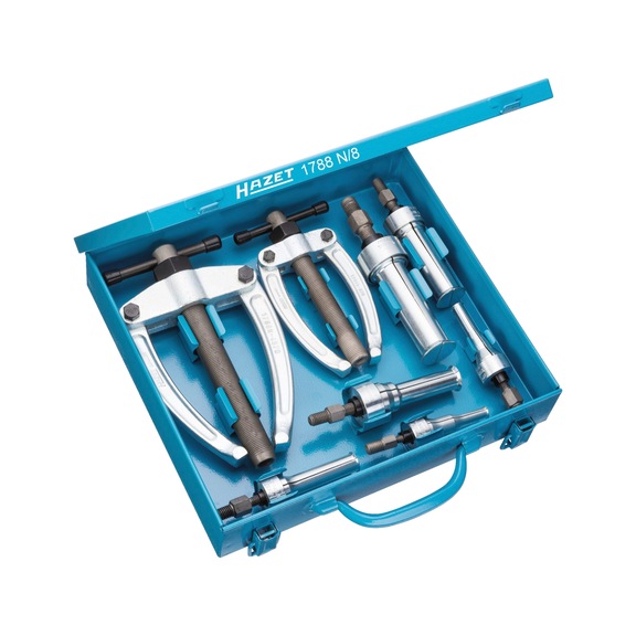 HAZET Innen-Auszieher-Satz Innenauszieher und Gegenstütze 8 Werkzeuge - Innenauszieher-Satz