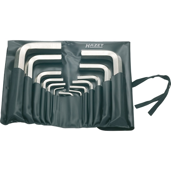 HAZET Winkelschraubendreher Satz 14-teilig 2100/14P Innen Sechskant Profil - Schraubendreher-Satz