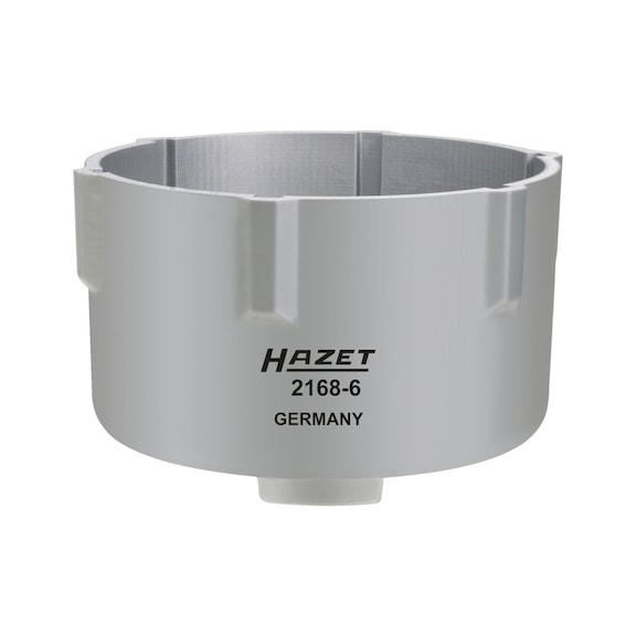 HAZET Fuel filter loosening tool 2168-6 Square 3/8 inch (10 mm) - Oil filter wrench