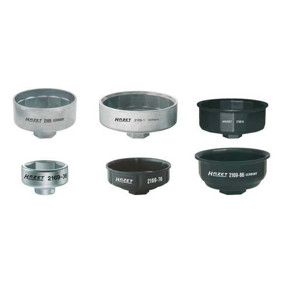 Oil filter spanner set 2169/6 6-piece - Oil filter wrench