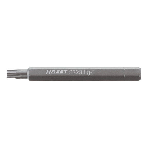 HAZET Bit 2223LG-T25 Sechskant 1/4 Zoll (6,3 mm) Innen TX Profil T25 - Bit f&uuml;r Innensechsrundschrauben